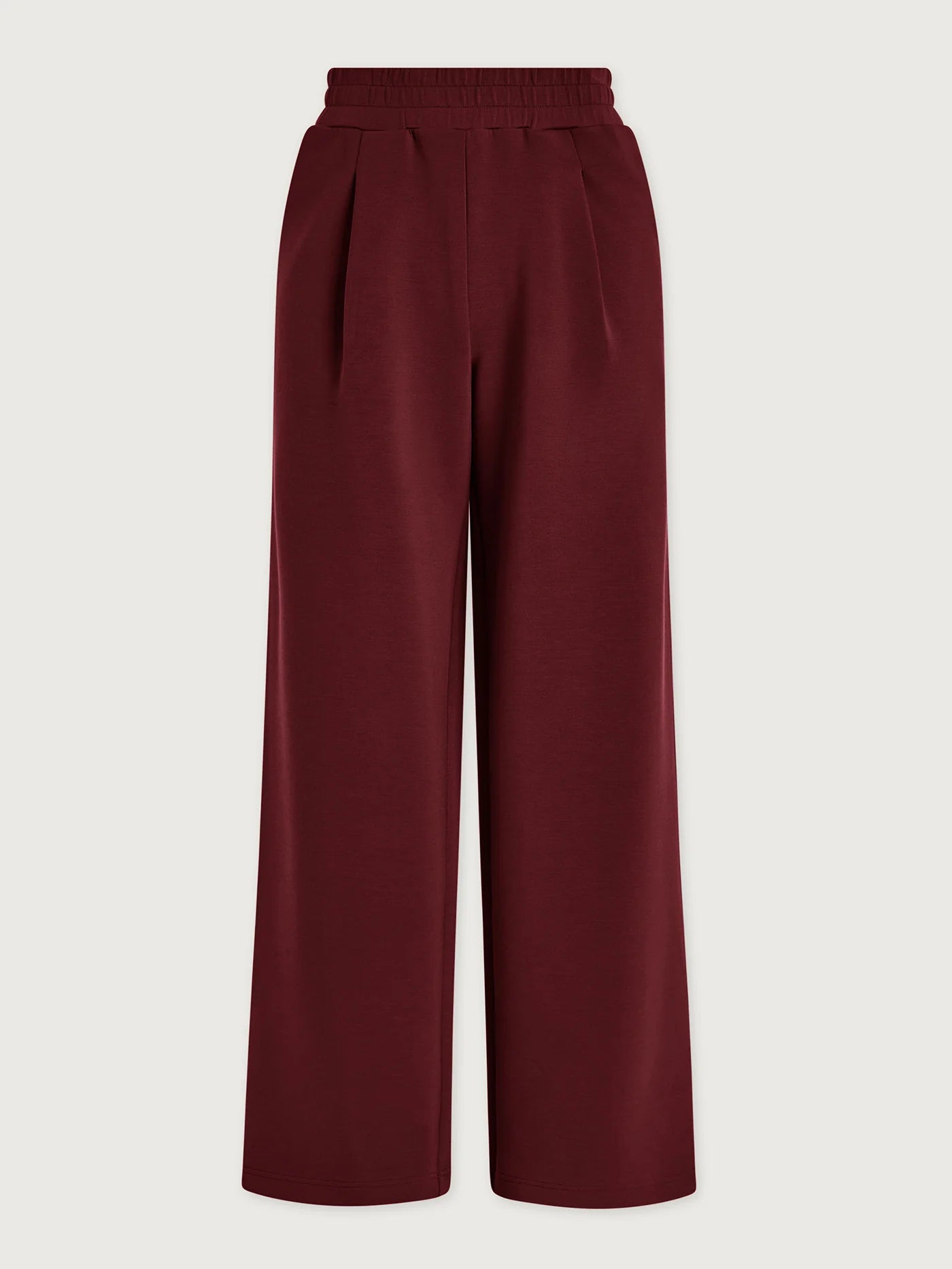 The Wide Leg Pant New Maroon 30"