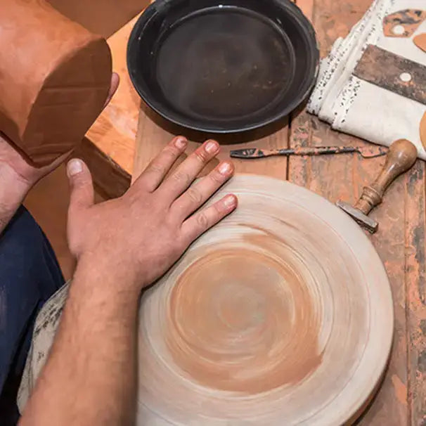 Traditional Candle Holder Terracotta