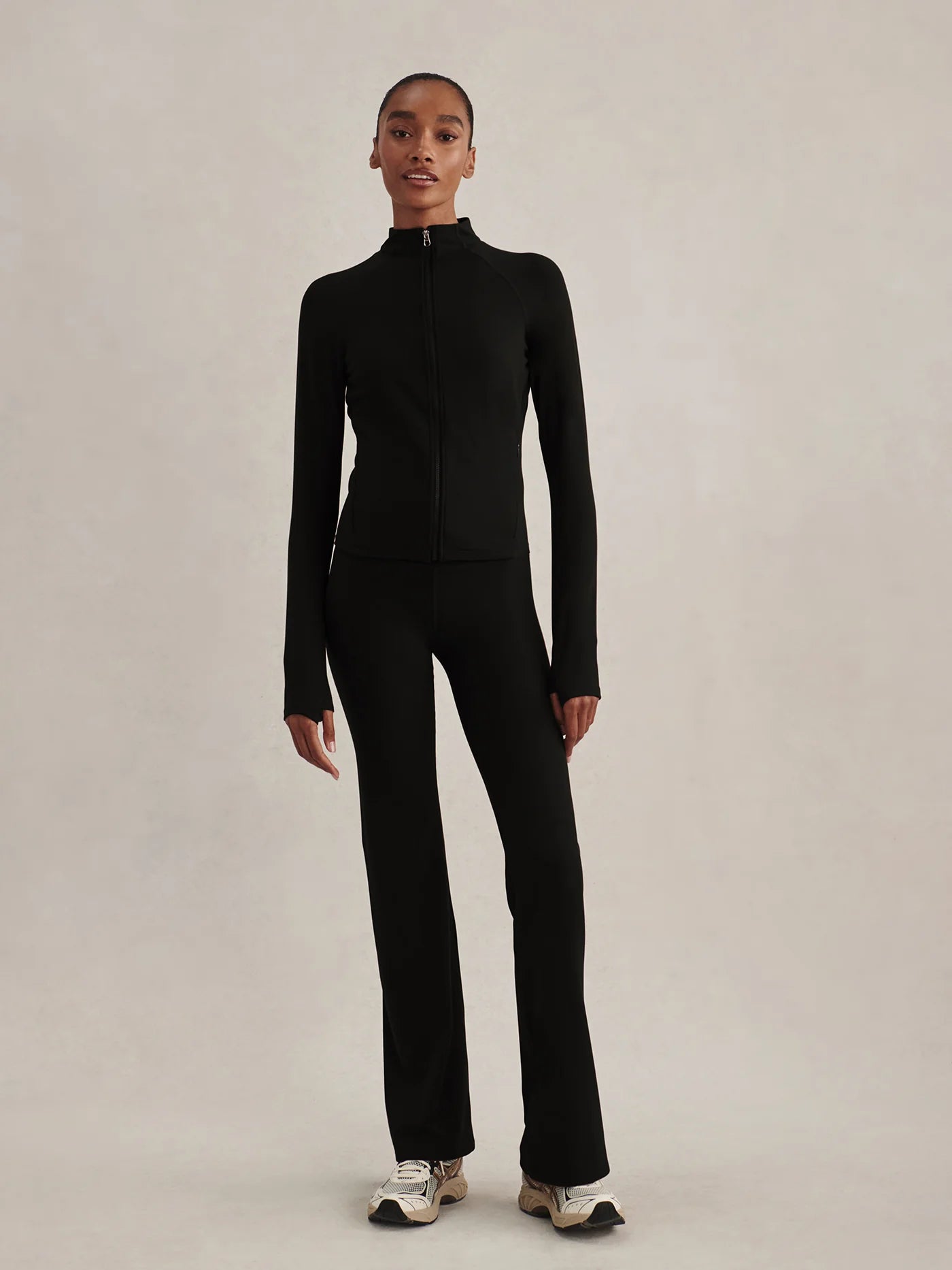 Varley Always Zip Through Sweat Black