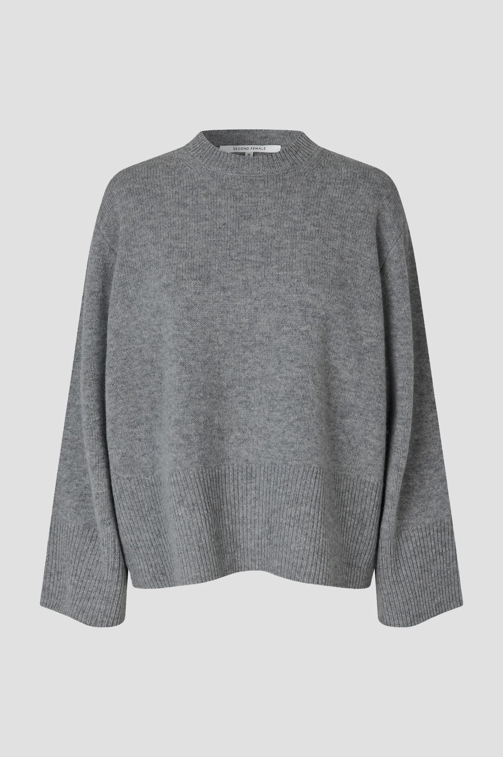 Alpha Knit O-Neck Grey