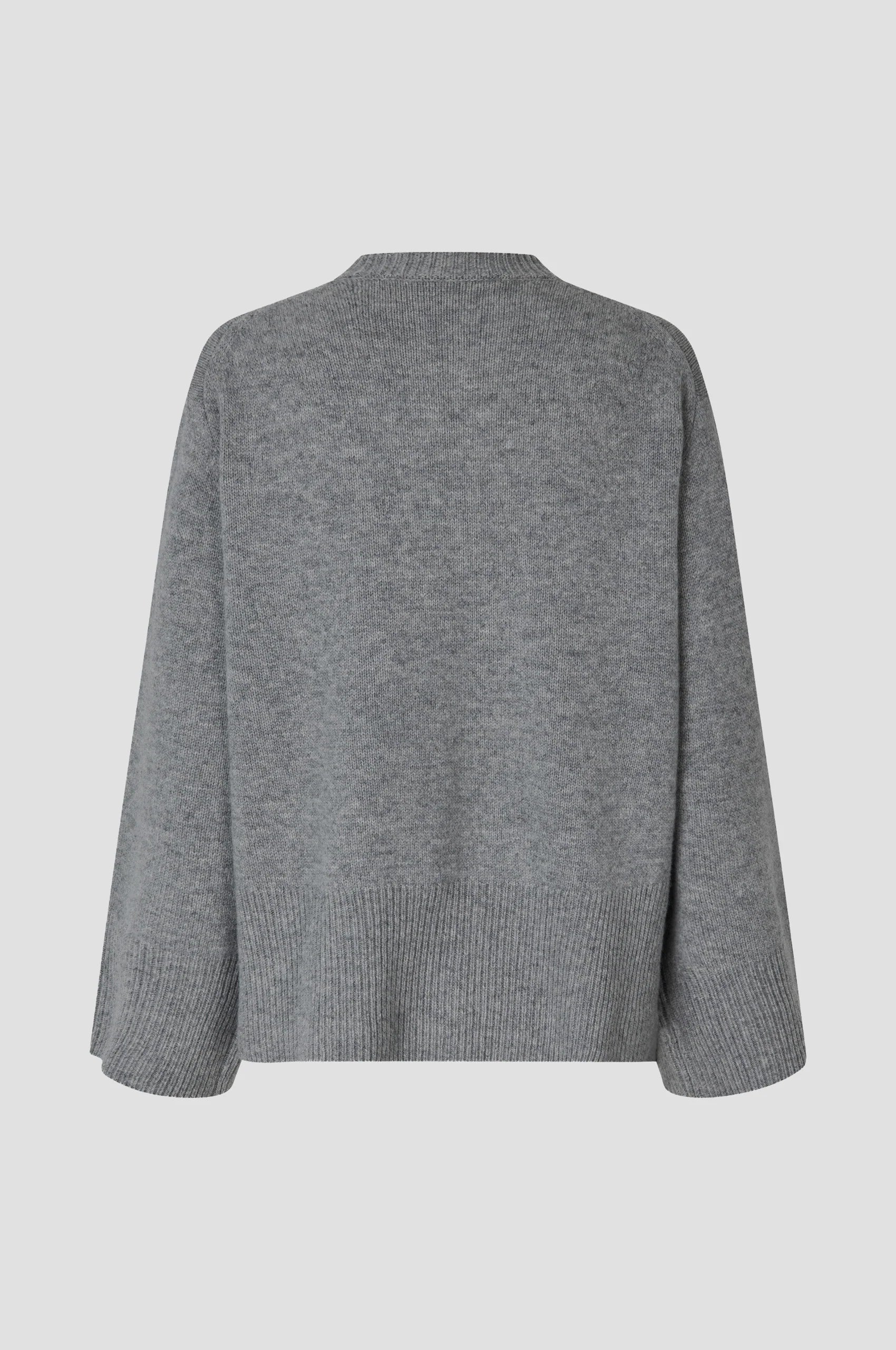 Alpha Knit O-Neck Grey