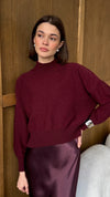 Charli Lottie Sweater Burgundy