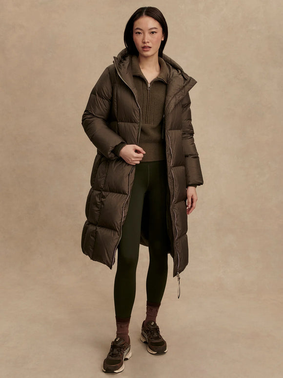 Varley Katya Coat Dome Green