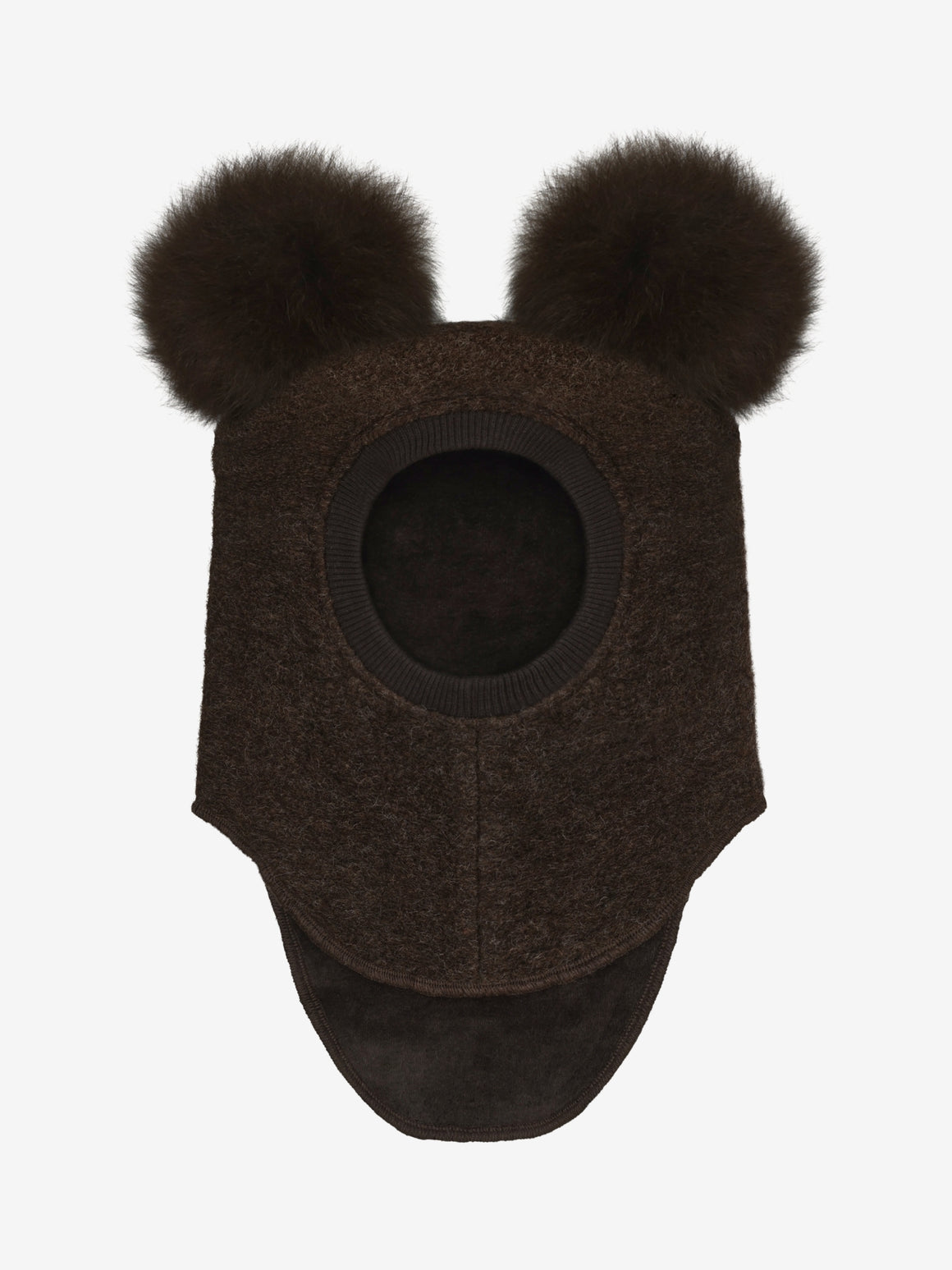 Balaclava Woo With l Alpaca Pompoms