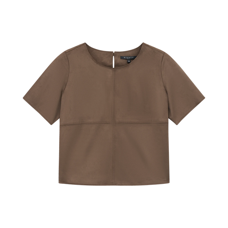 Suede Top W6111