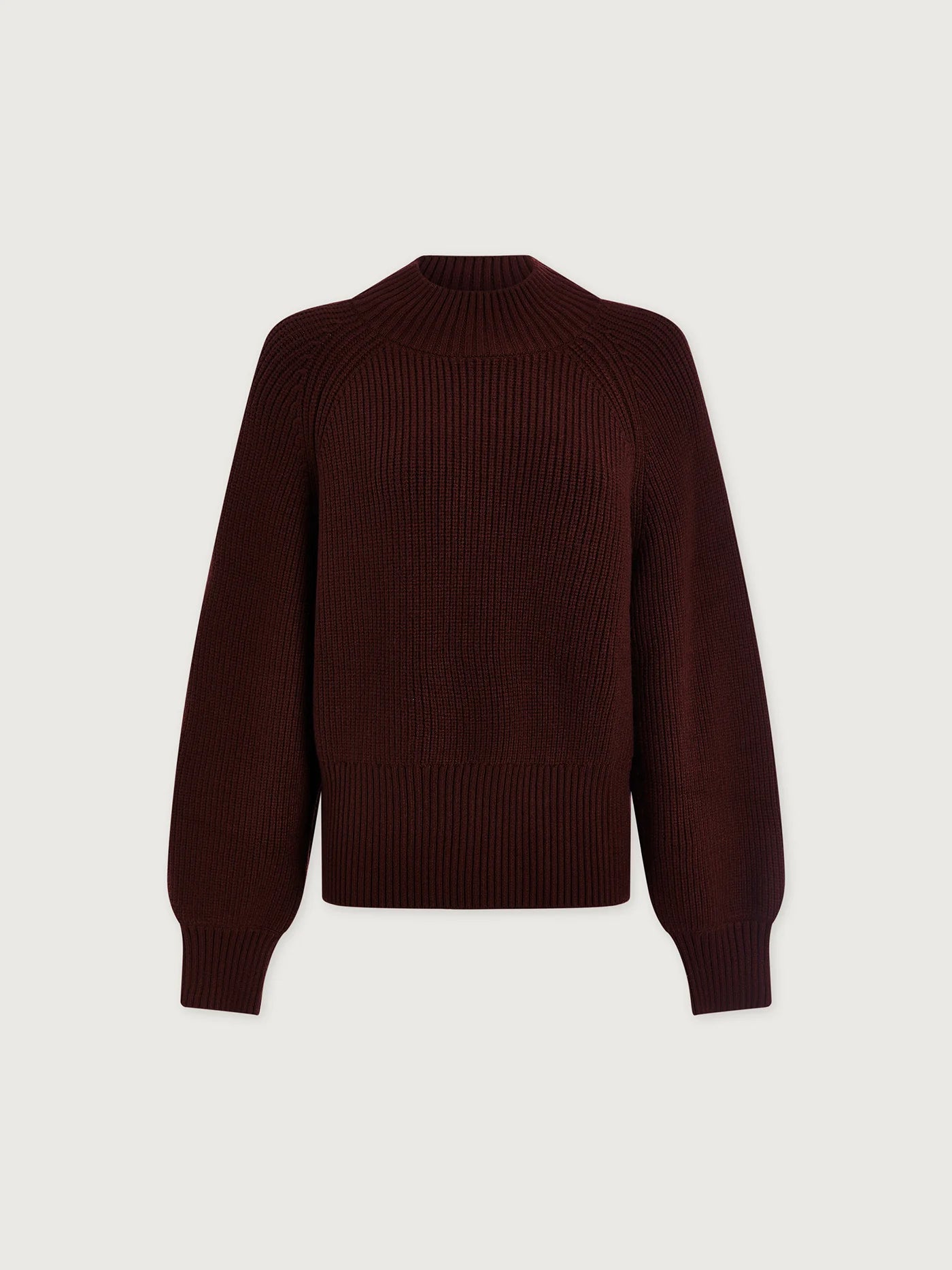 Martina High Neck Rib Knit