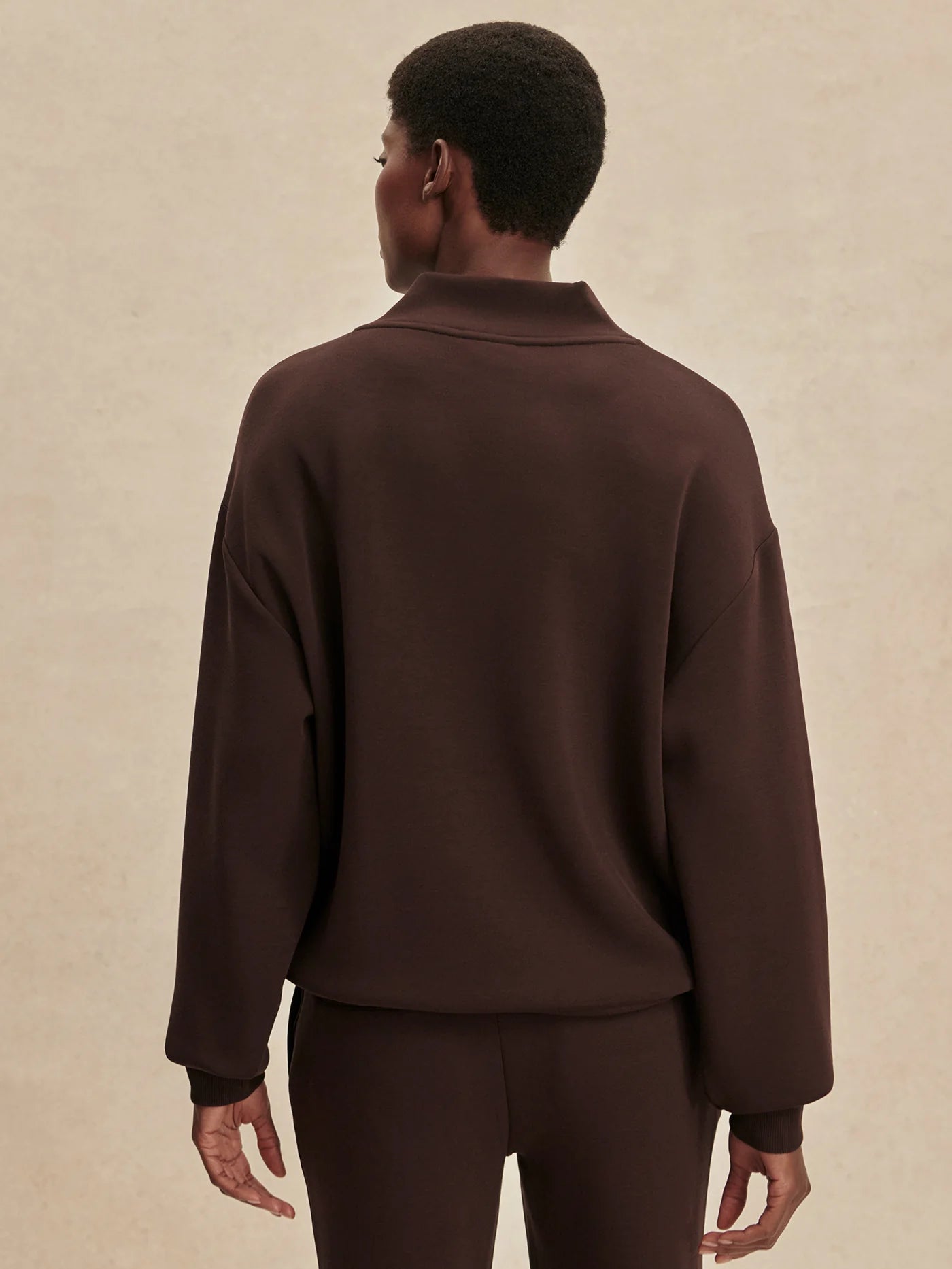 Varley Betsy Sweat Coffee Bean