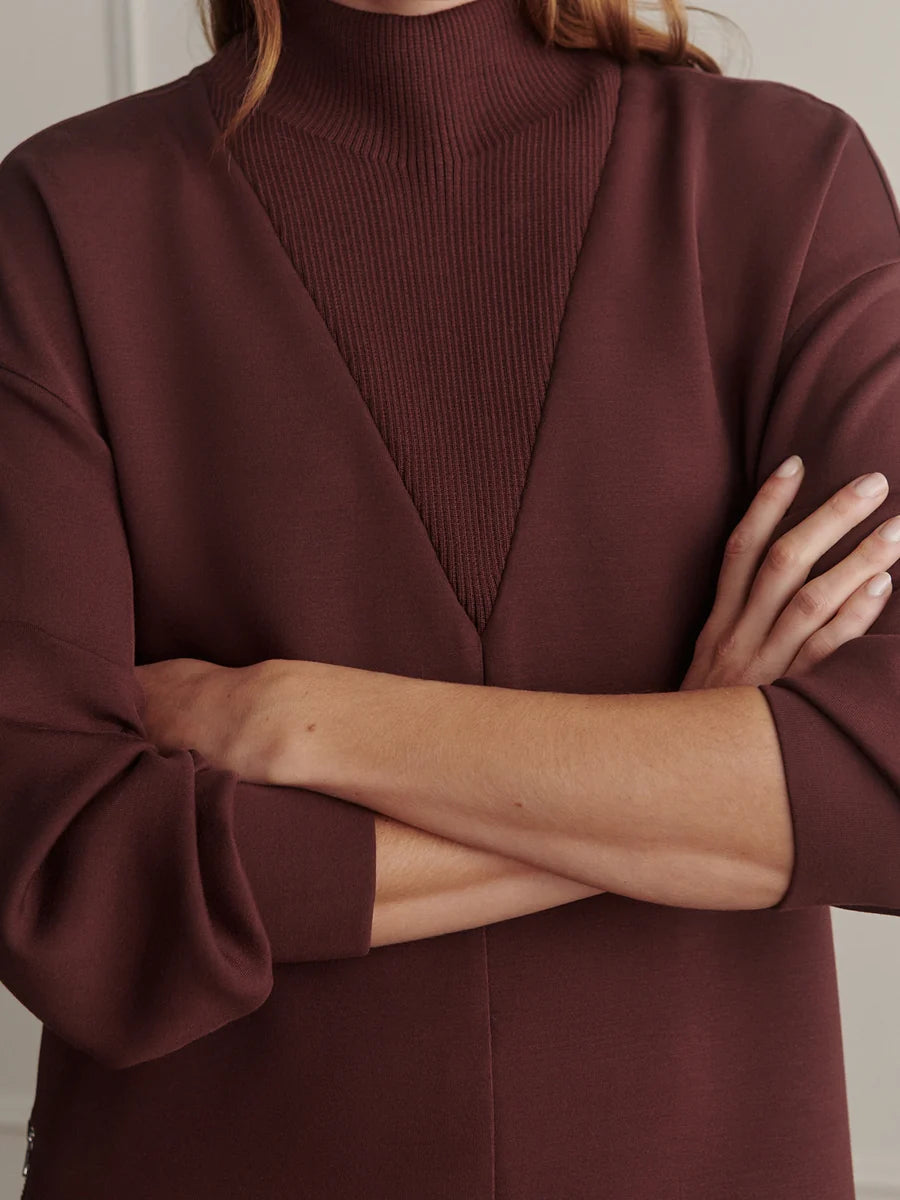 Novi Longline Mock Neck