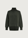Varley Barker High Neck Sweat Olive Marl
