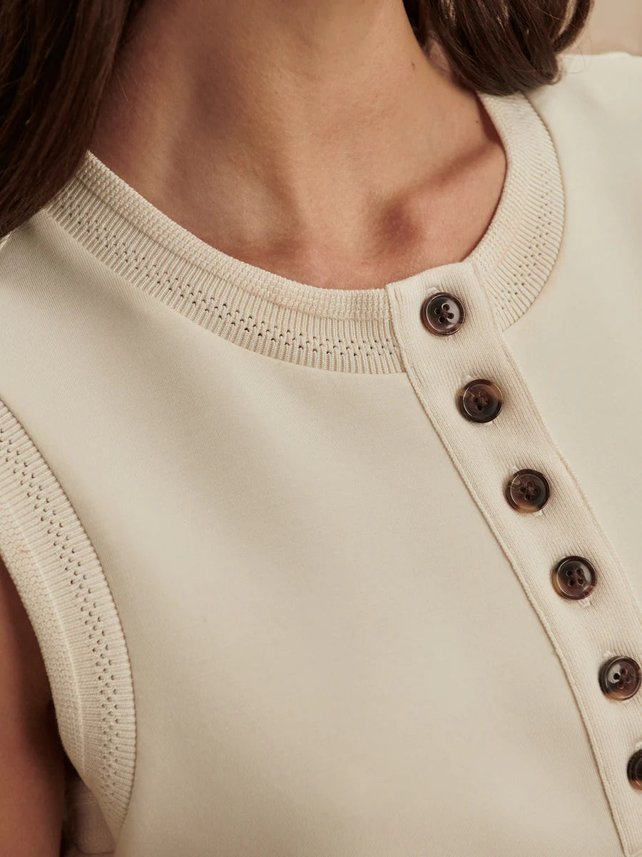 Varley Marla Button Up Tank
