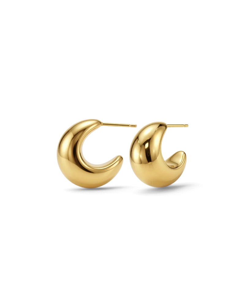 Bold Creoles Hoops Silver/Gold