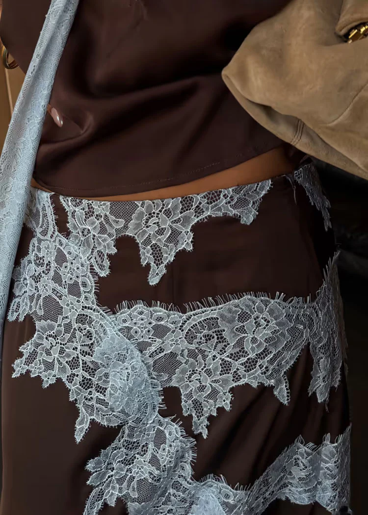 Never Fully Dressed Chocolate Lily Skirt