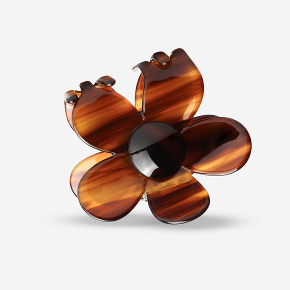 Hair clip - Bloom Mocha