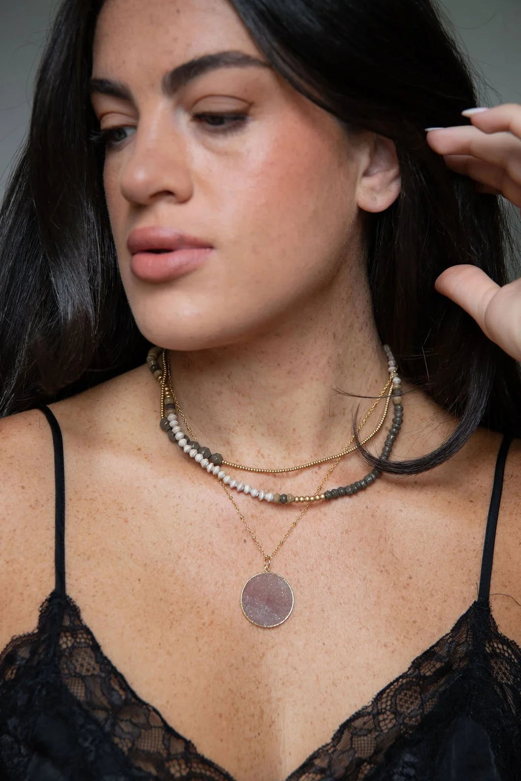 Paperchain Ruby Necklace 