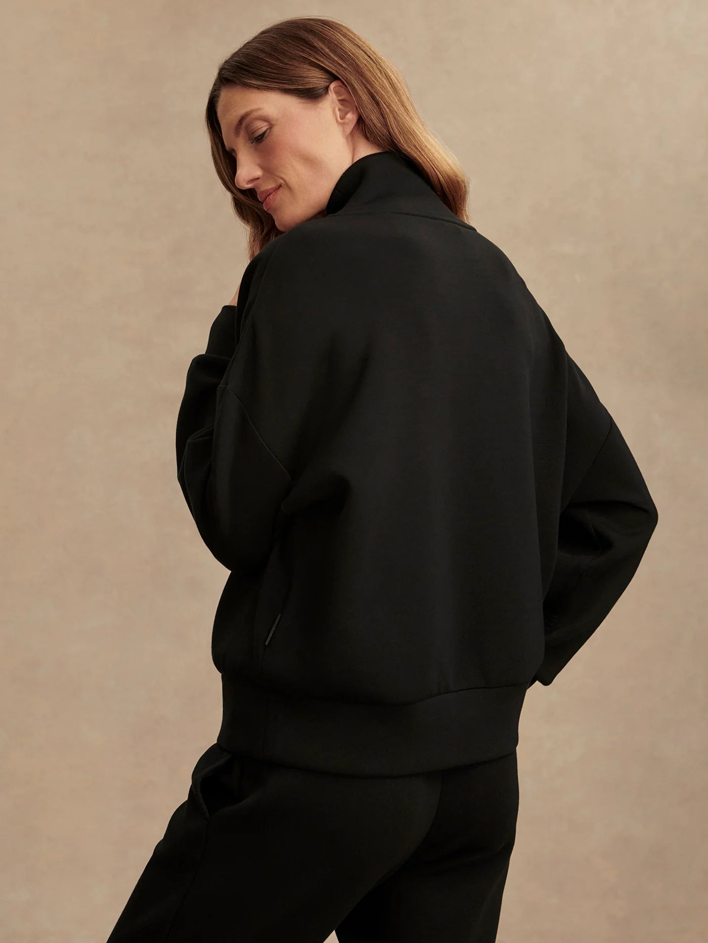 Varley Hawley Half Zip Black