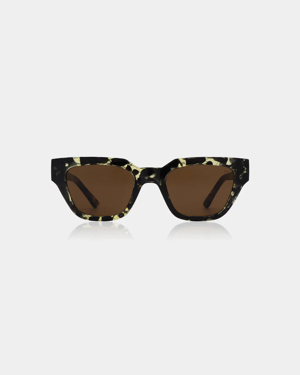 Kaws Black/Yellow Tortoise Sunglasses