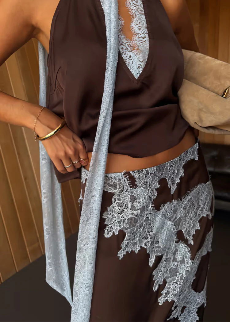 Never Fully Dressed Chocolate Lily Skirt