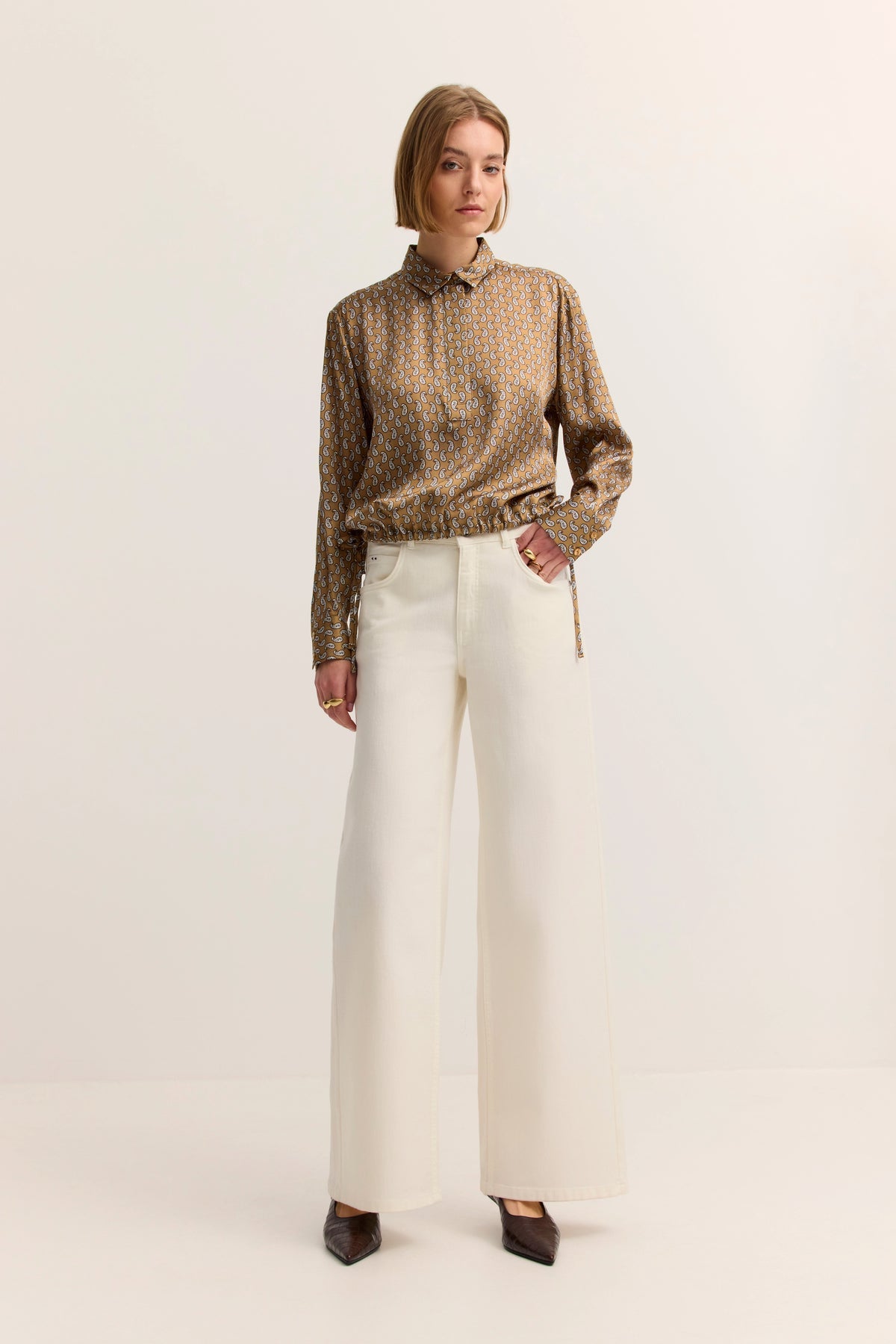 Bugatti Mustard Blouse W3712