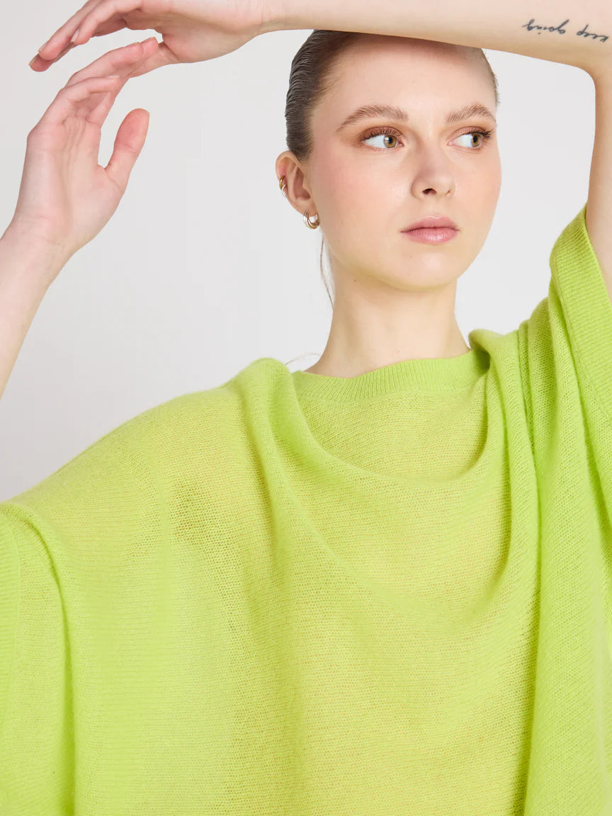 Benedicta Sweater Lime Neon