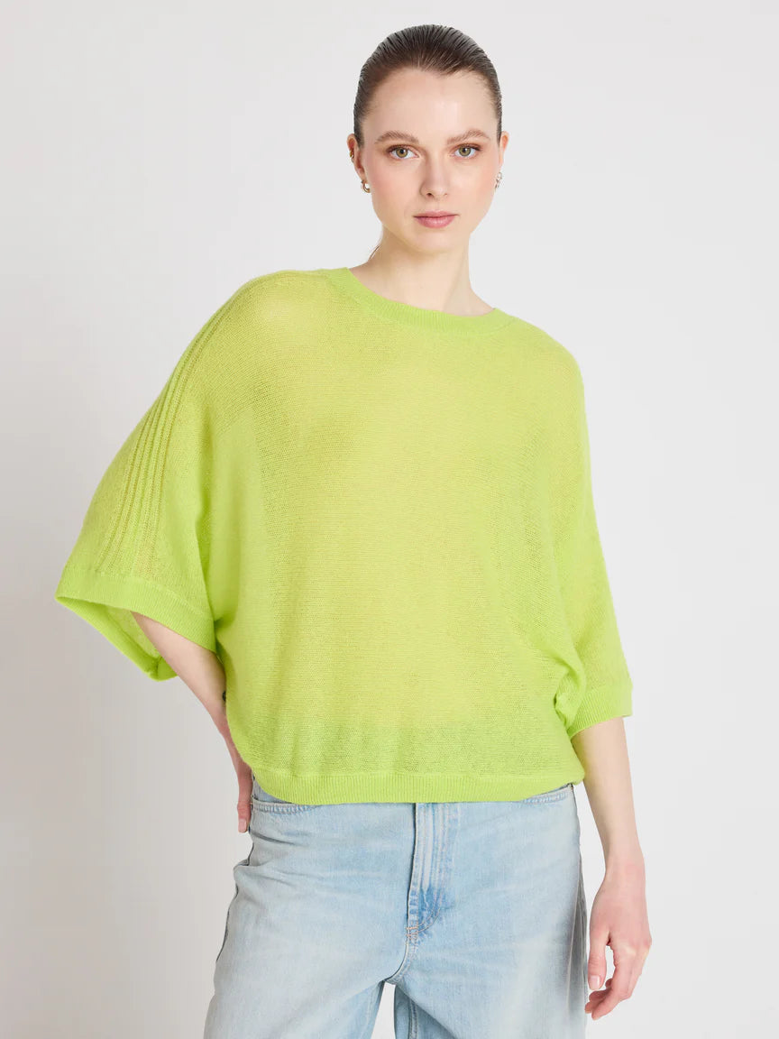 Benedicta Sweater Lime Neon
