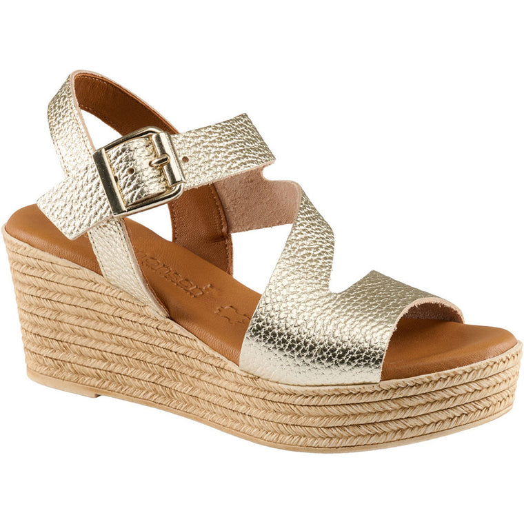 April Wedge Sandals Gold