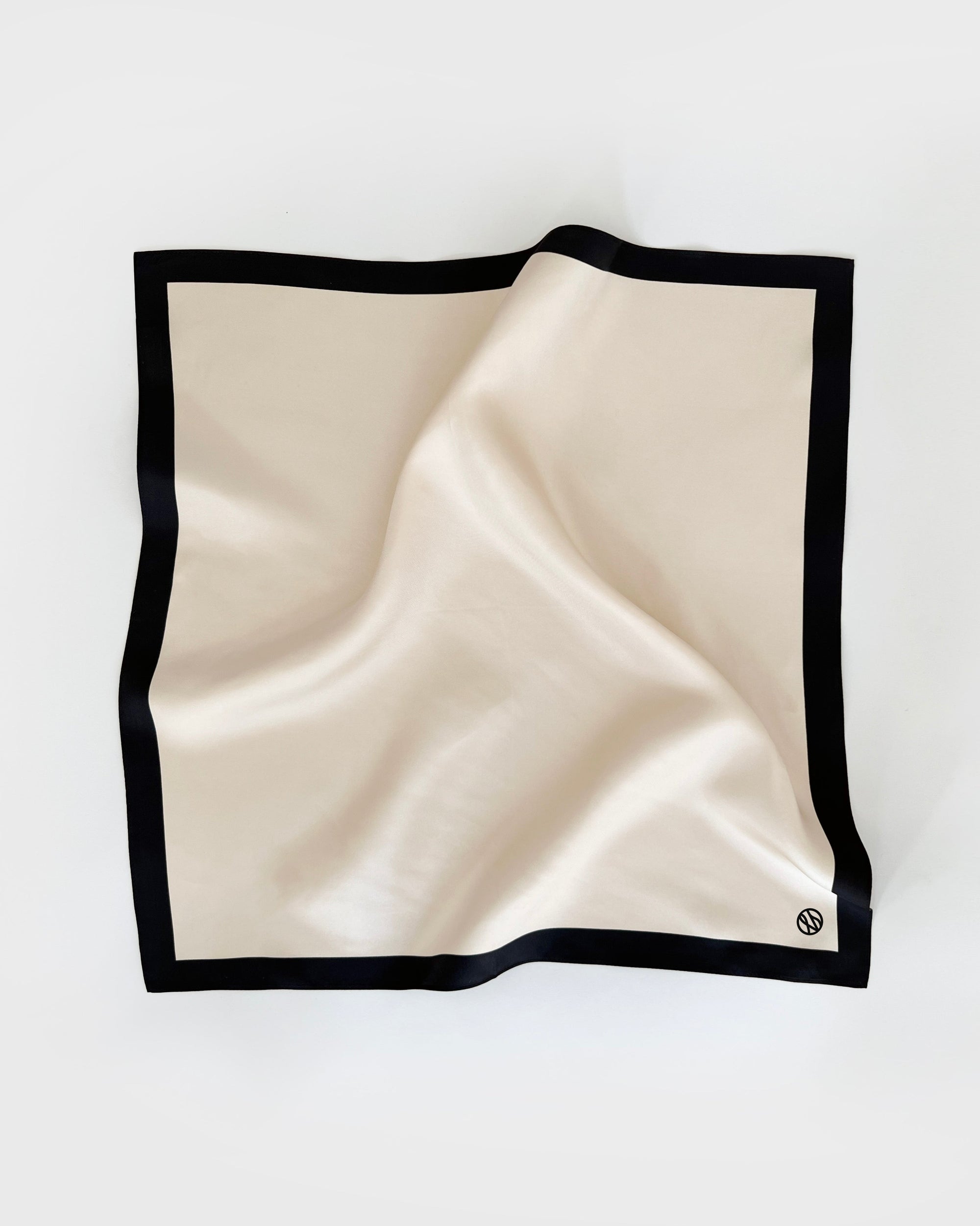 Lescarf Border Print Silk Scarf
