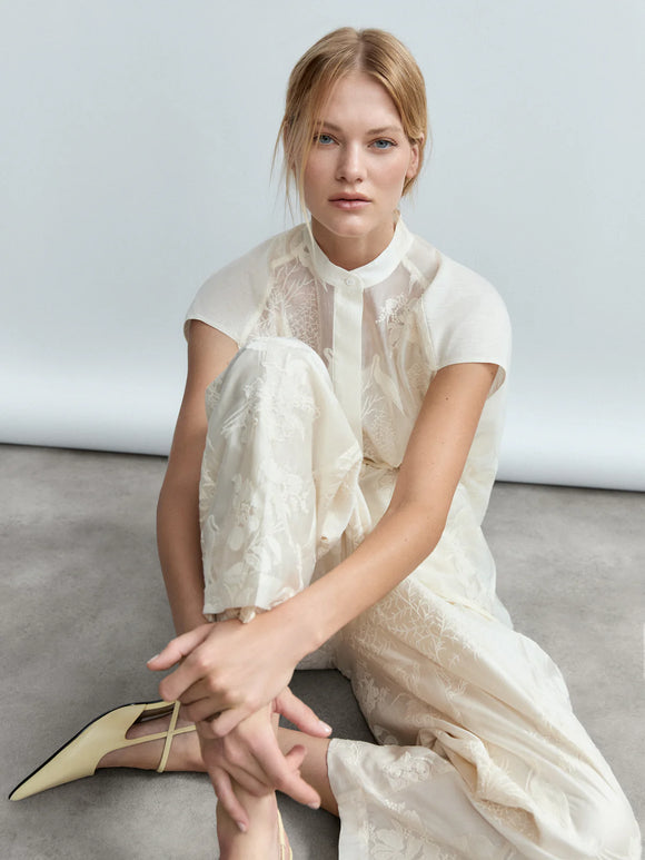 Psophia Trousers Ivory 2704