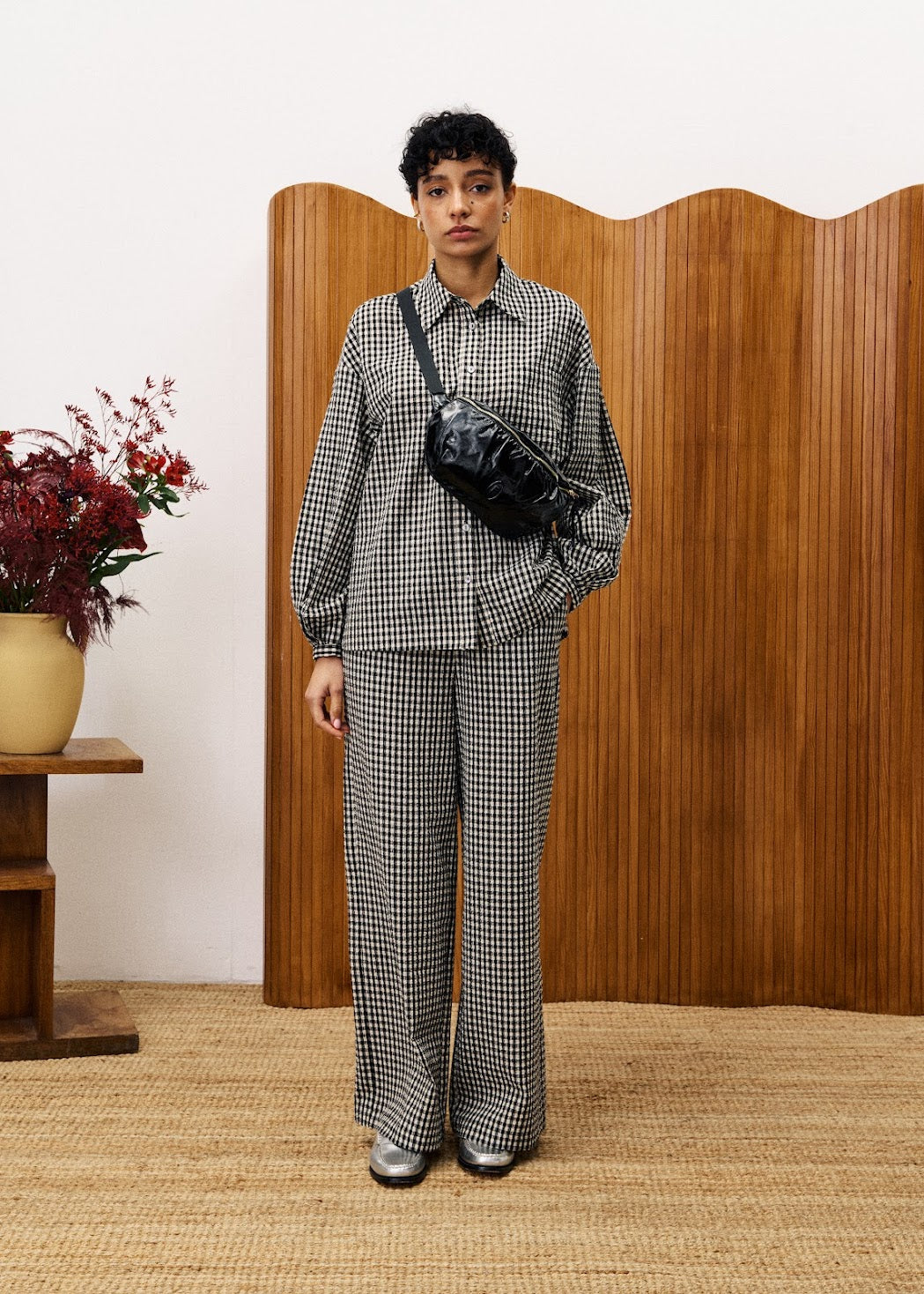 Frnch Satie Bumbag Black