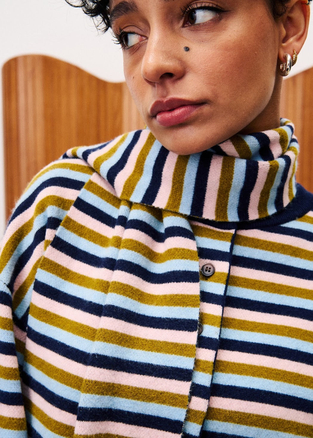 FRNCH Tonkinois Cardigan & Scarf