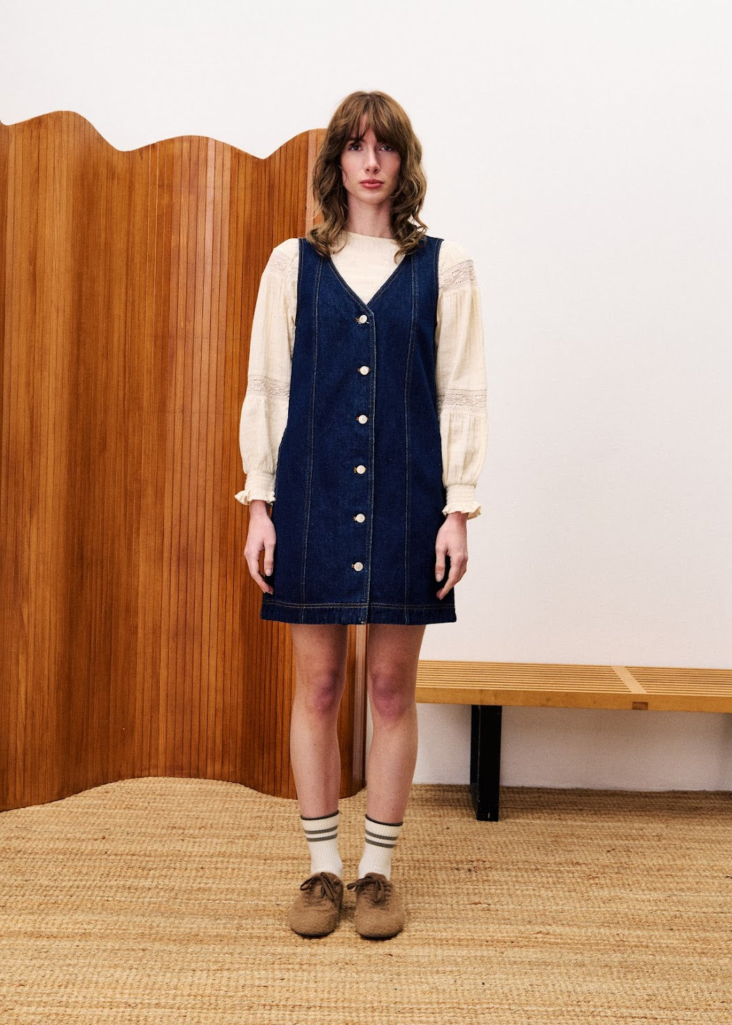 FRNCH Nala Denim Dress 