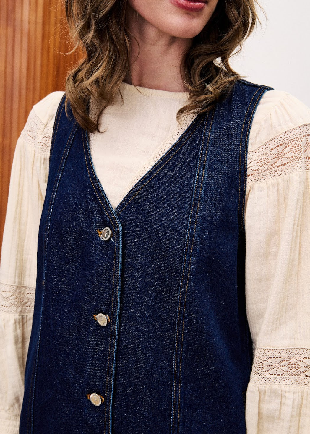 FRNCH Nala Denim Dress