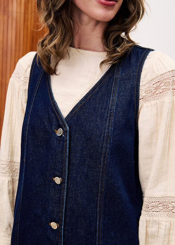 FRNCH Nala Denim Dress 