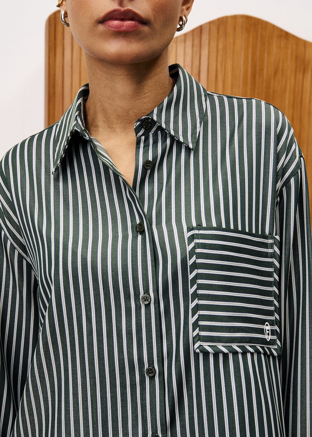 FRNCH Chester Stripe Shirt