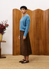 FRNCH Glaieul Suede Skirt