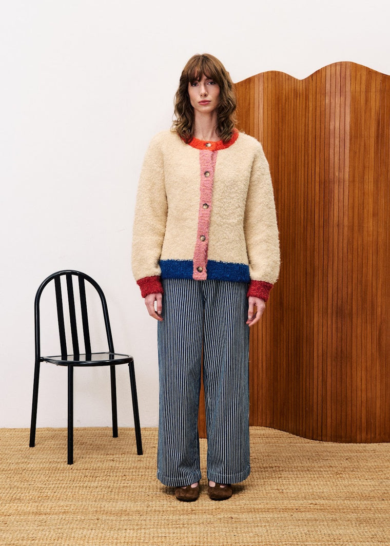 FRNCH Cyclamen Cardigan