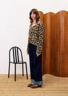 FRNCH Begonia Leopard Cardigan