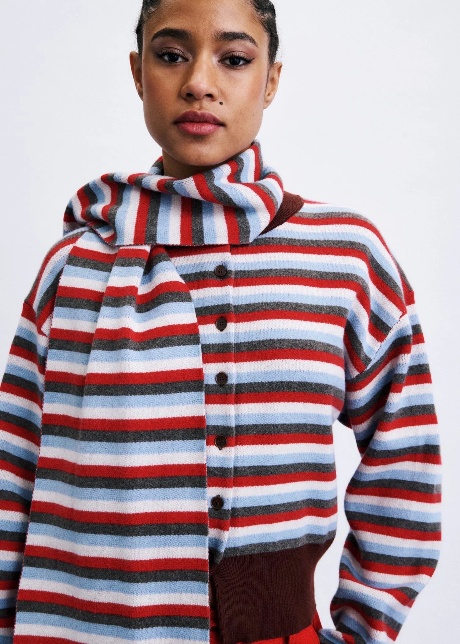 Shibuya Cardigan & Scarf