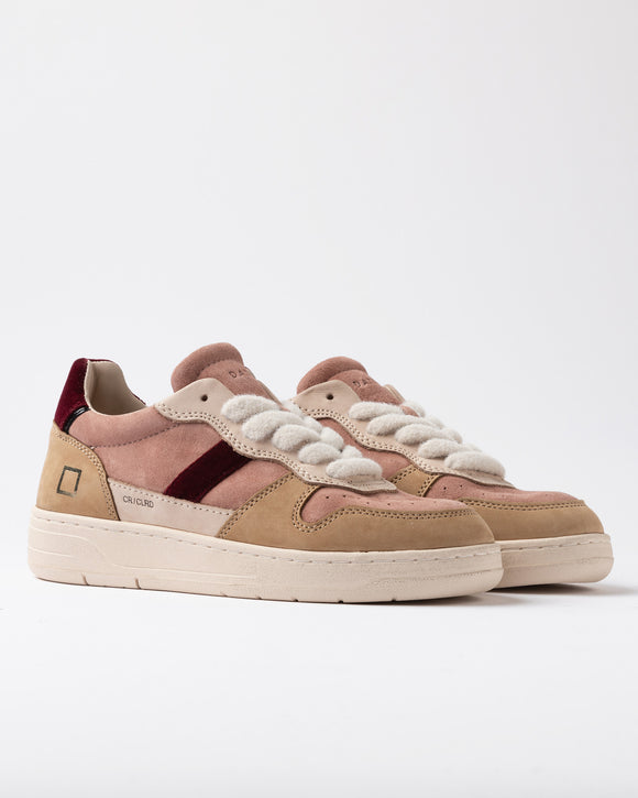 D.A.T.E. Court 2.0 Coloured Rose Trainers
