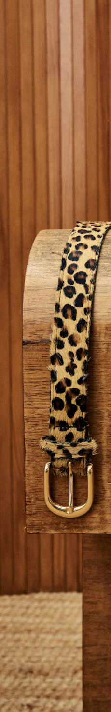 FRNCH Savannah Leopard Belt 