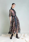 Psophia Black Sequins Dress 1984