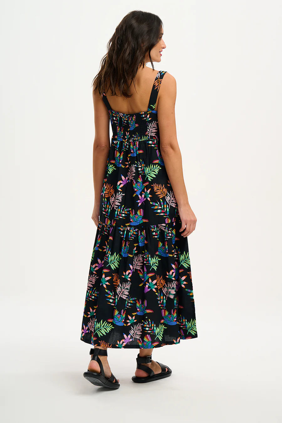 Likely charlotte floral tiered dress sale