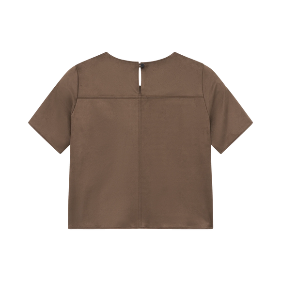 Suede Top W6111