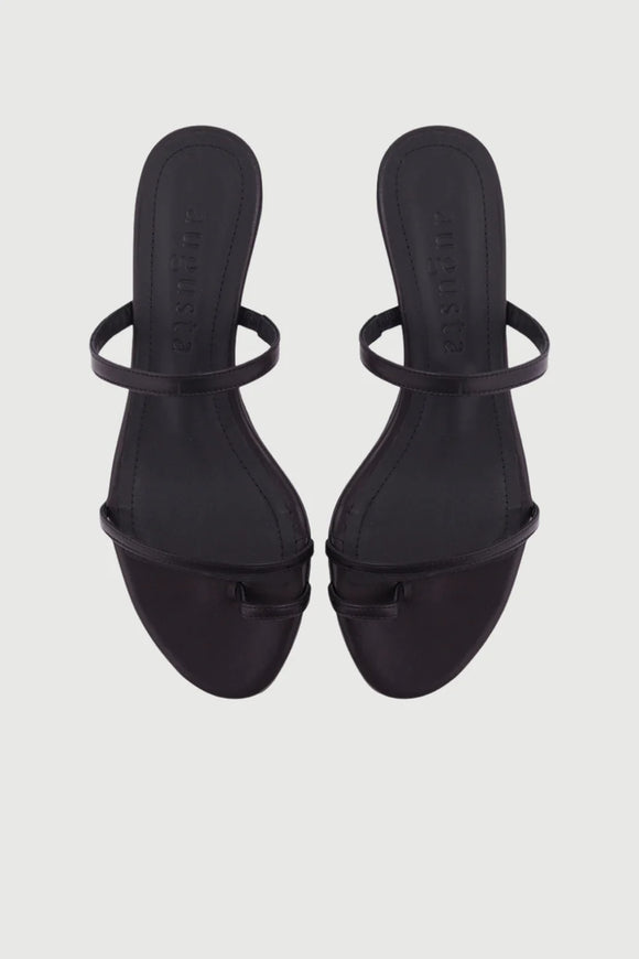 Augusta Daisy Heels Blacks