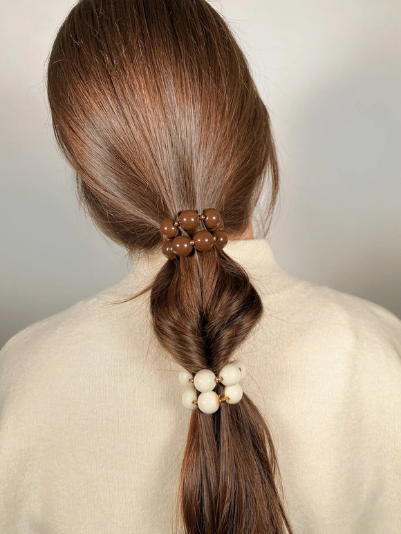 Bichous Coloured and Gold Scrunchie (Other Colours)