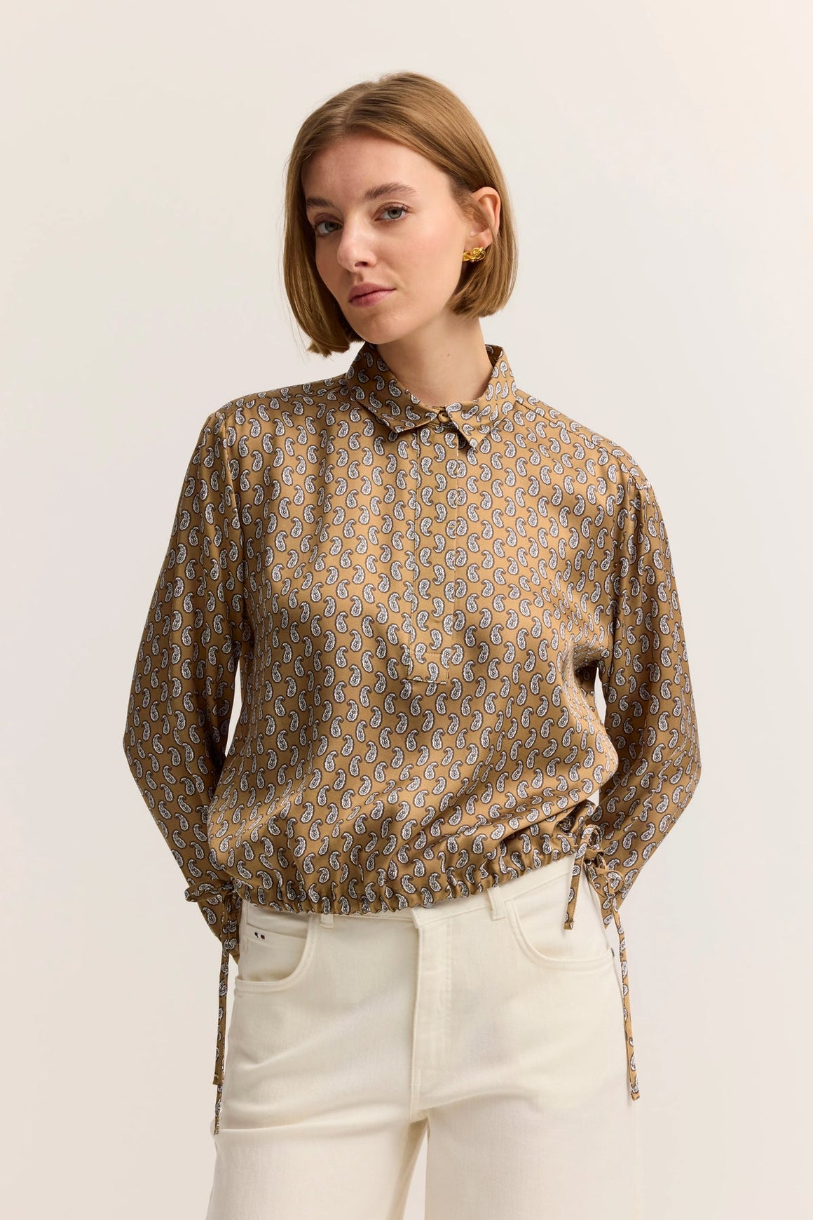 Bugatti Mustard Blouse W3712
