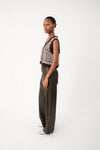Lollys Laundry Francesca Vest Dark Mokka