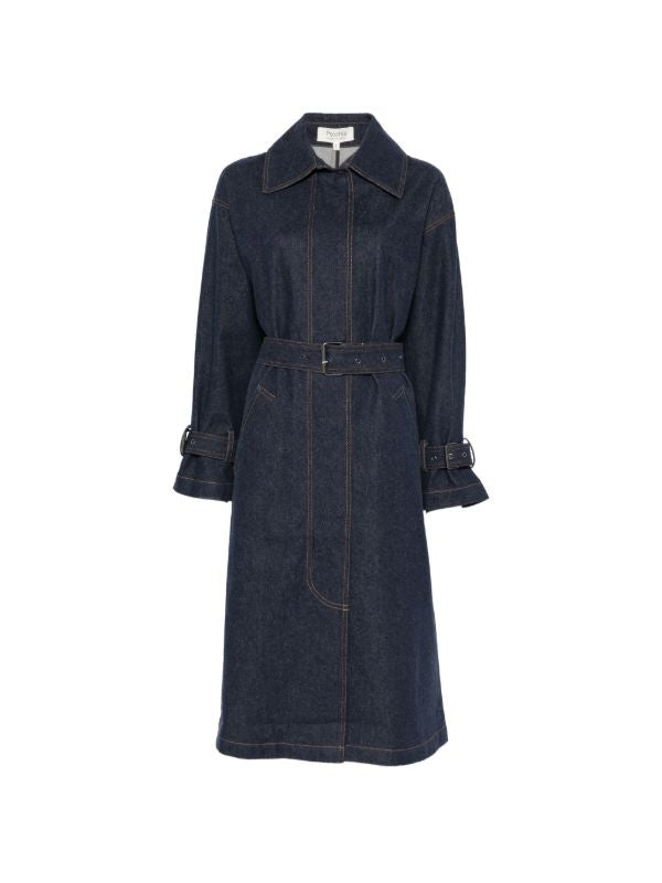 Psophia denim trench coat 