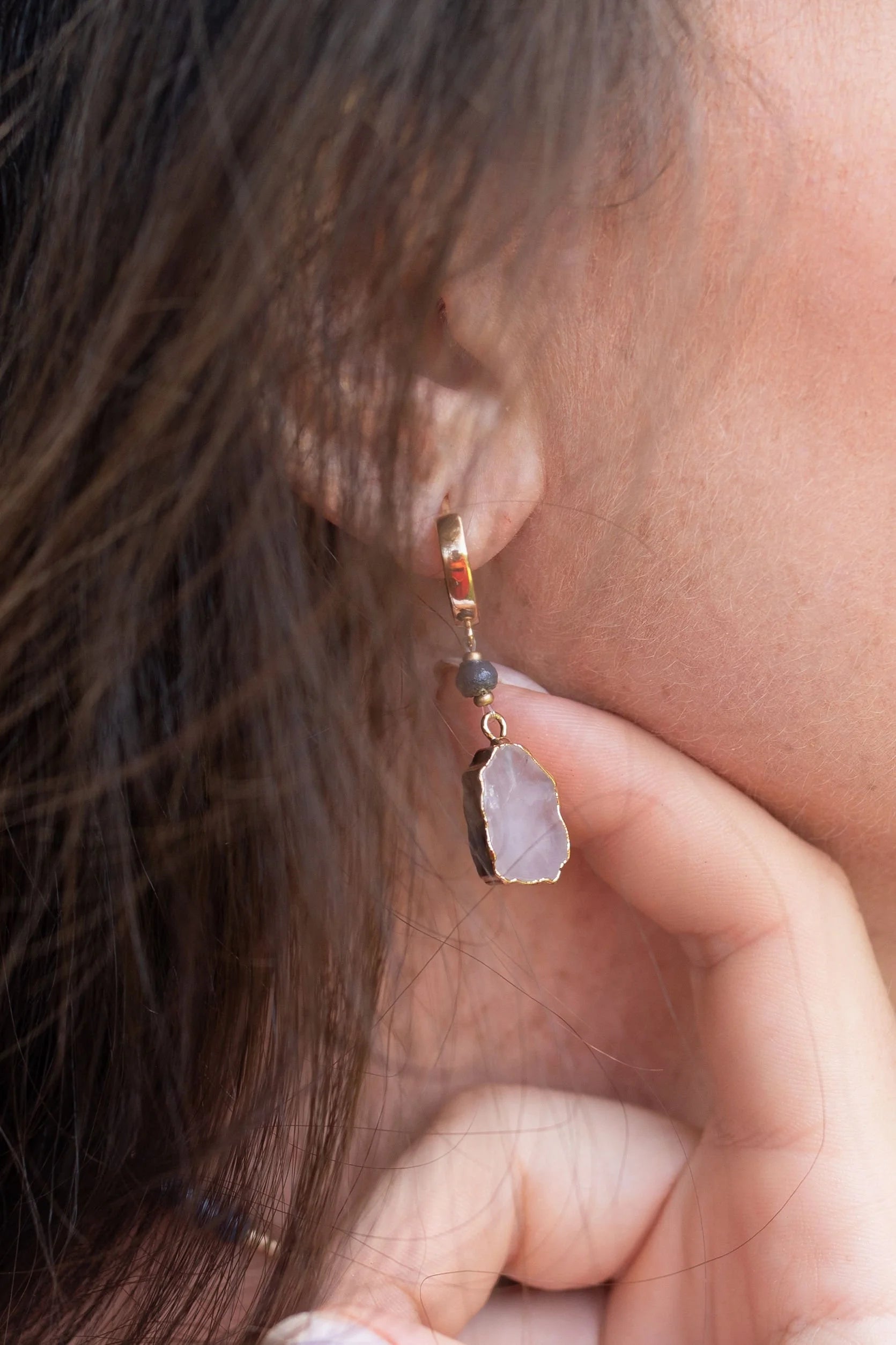 Paperchain Wasswa Earrings Pink 