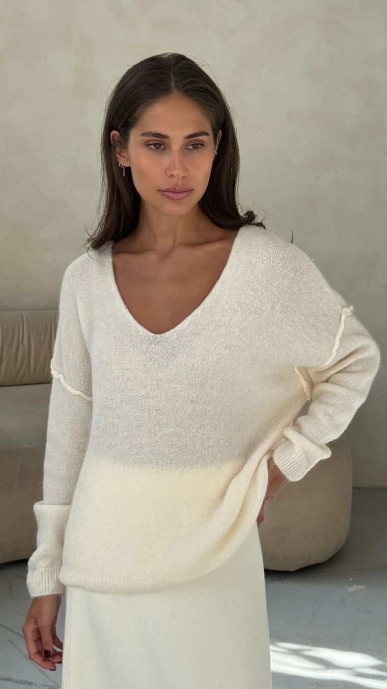 Charli Hailey Sweater Ivory
