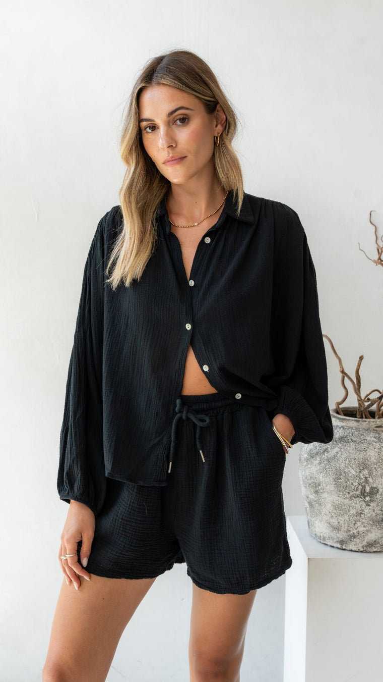 Charli Aida Shirt Black